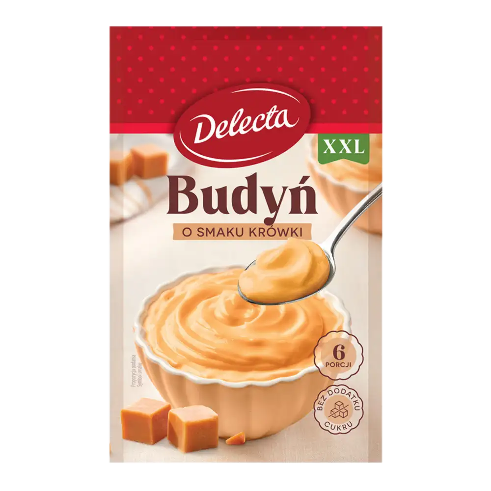 Delecta Budyń o Smaku Krówki 64 g