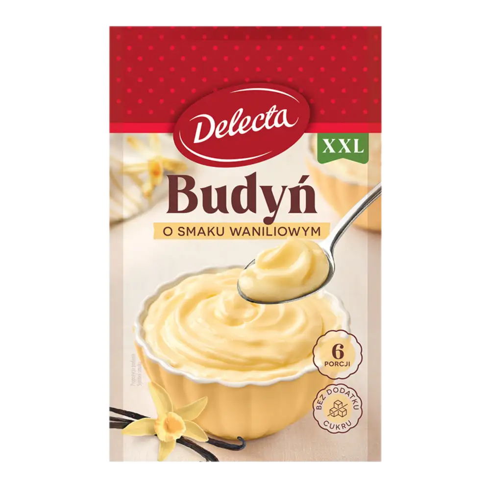 delecta budyn waniliowy Delecta Budyń o Smaku Waniliowym 64 g