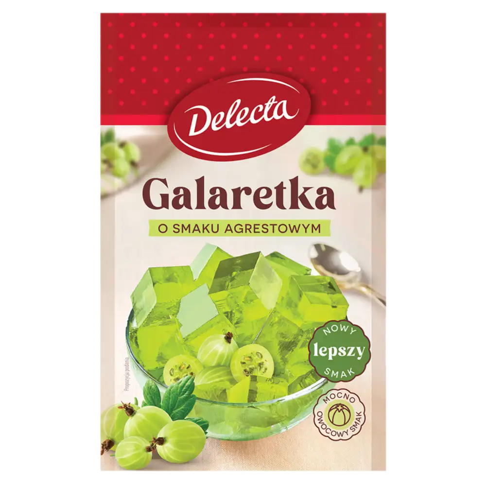 Delecta Galaretka o Smaku Agrestowym 70 g