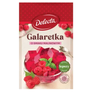 Delecta Galaretka o Smaku Malinowym 70 g