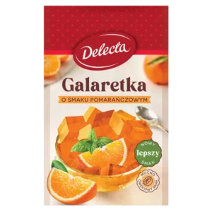 Delecta Galaretka o Smaku Pomarańczowym 70 g