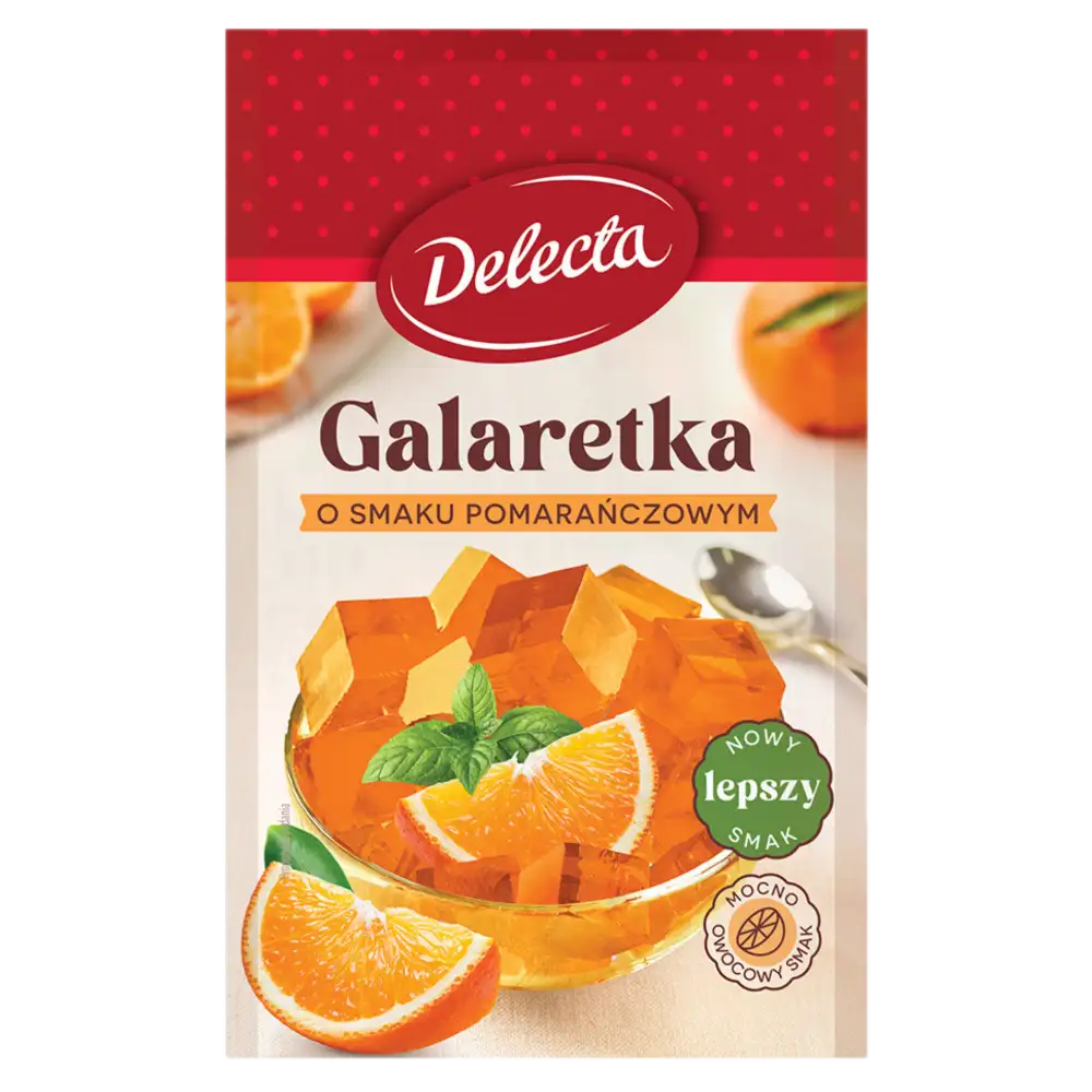 Delecta Galaretka o Smaku Pomarańczowym 70 g