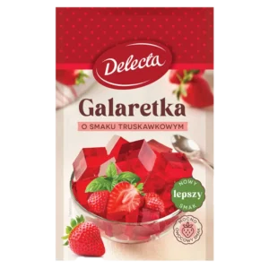 Delecta Galaretka o Smaku Truskawkowym 70 g