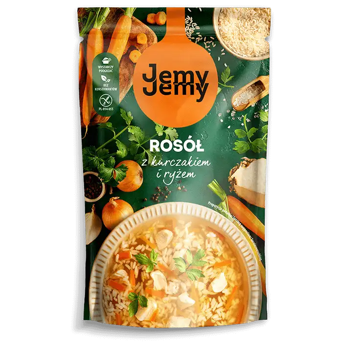 JemyJemy Rosół z kurczakiem i ryżem 450 g