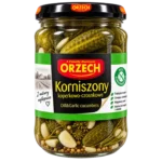 Orzech Korniszony Koperkowo-Czosnkowe 520 g