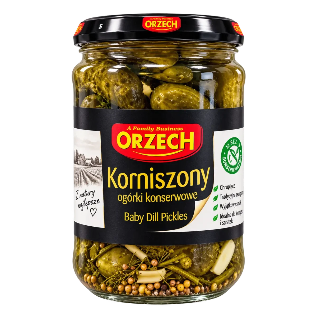 Orzech Korniszony 520 g