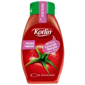 Kotlin Ketchup Czosnek-Bazylia 450 g