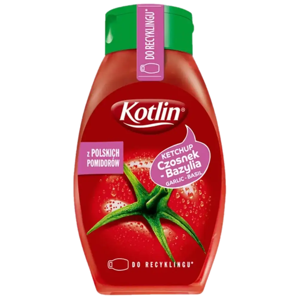 kotlin ketchup czosnek bazylia Kotlin Ketchup Czosnek-Bazylia 450 g