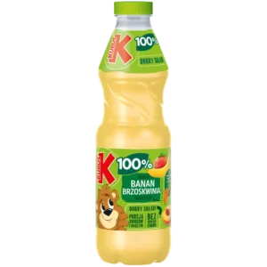 Kubuś Sok 100% Jabłko-Banan-Brzoskwinia-Marchew 850 ml
