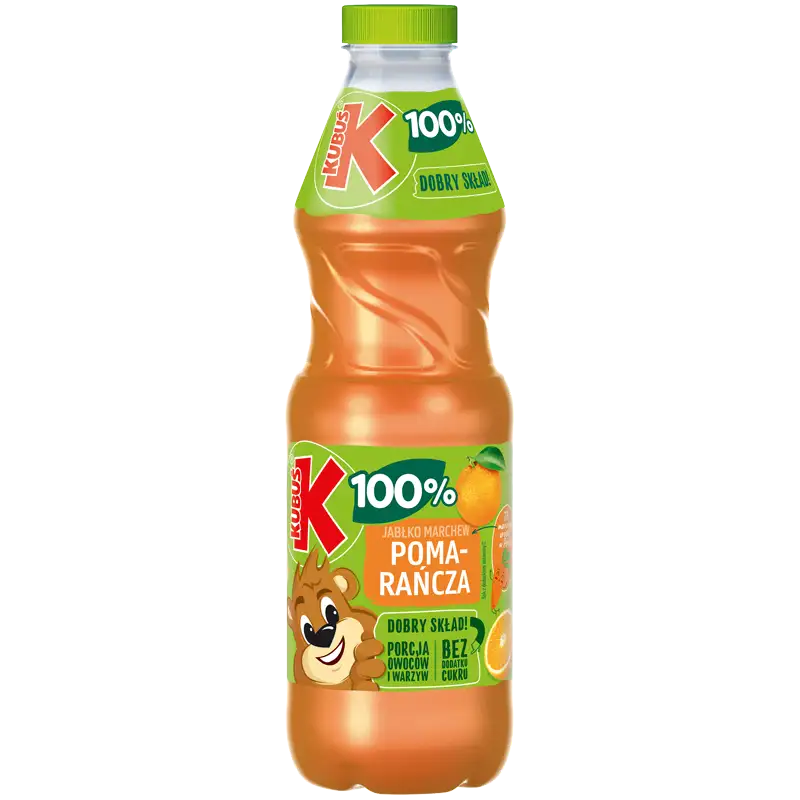 Kubuś Sok 100% Jabłko-Marchew-Pomarańcza 850 ml