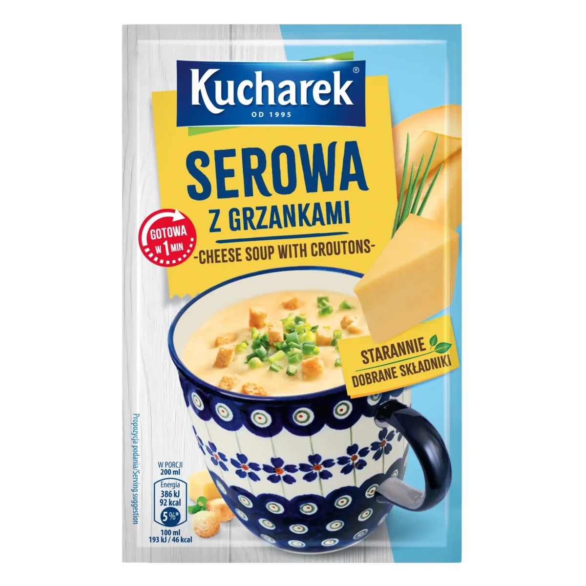 Kucharek Serowa z grzankami 21 g