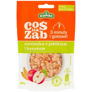 Kupiec Coś na Ząb Owsianka z Jabłkiem i Bananem 50 g