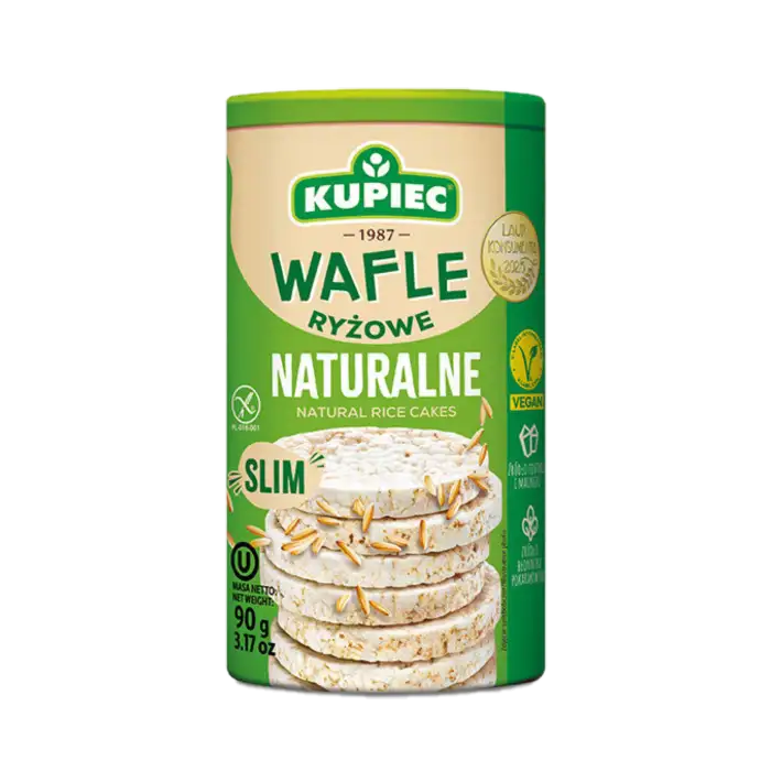 Kupiec Slim Wafle ryżowe naturalne 90 g