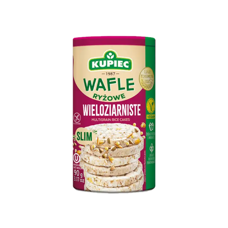 Kupiec Slim Wafle ryżowe wieloziarniste 90 g