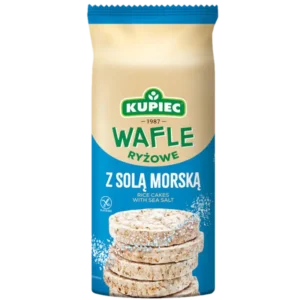 Kupiec Wafle ryżowe z solą morską 120 g