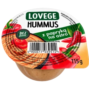Lovege Hummus z Papryką na Ostro 115 g