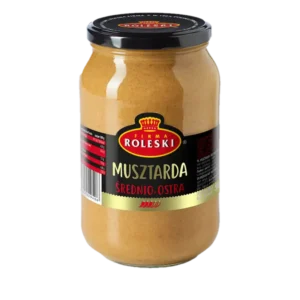 Roleski Musztarda Średnio-Ostra 900 g