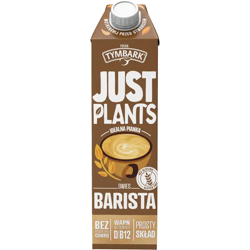 tymbark just plants barista 1 Tymbark Just Plants Barista Napój Owsiany 1 l