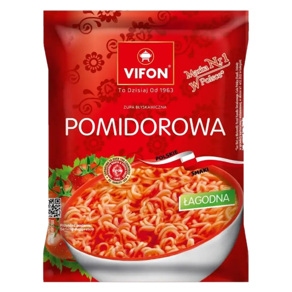 vifon pomidorowa Vifon Zupa błyskawiczna o smaku pomidorowym 65 g