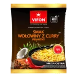 Vifon Zupa błyskawiczna o smaku wołowiny z curry pikantna 70 g