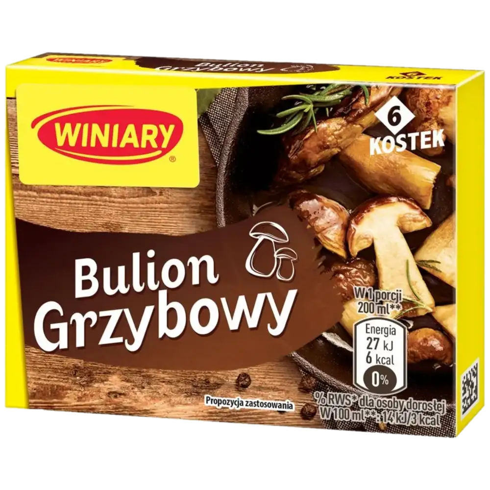 Winiary Bulion Grzybowy z Borowikami 60 g – 6 kostek