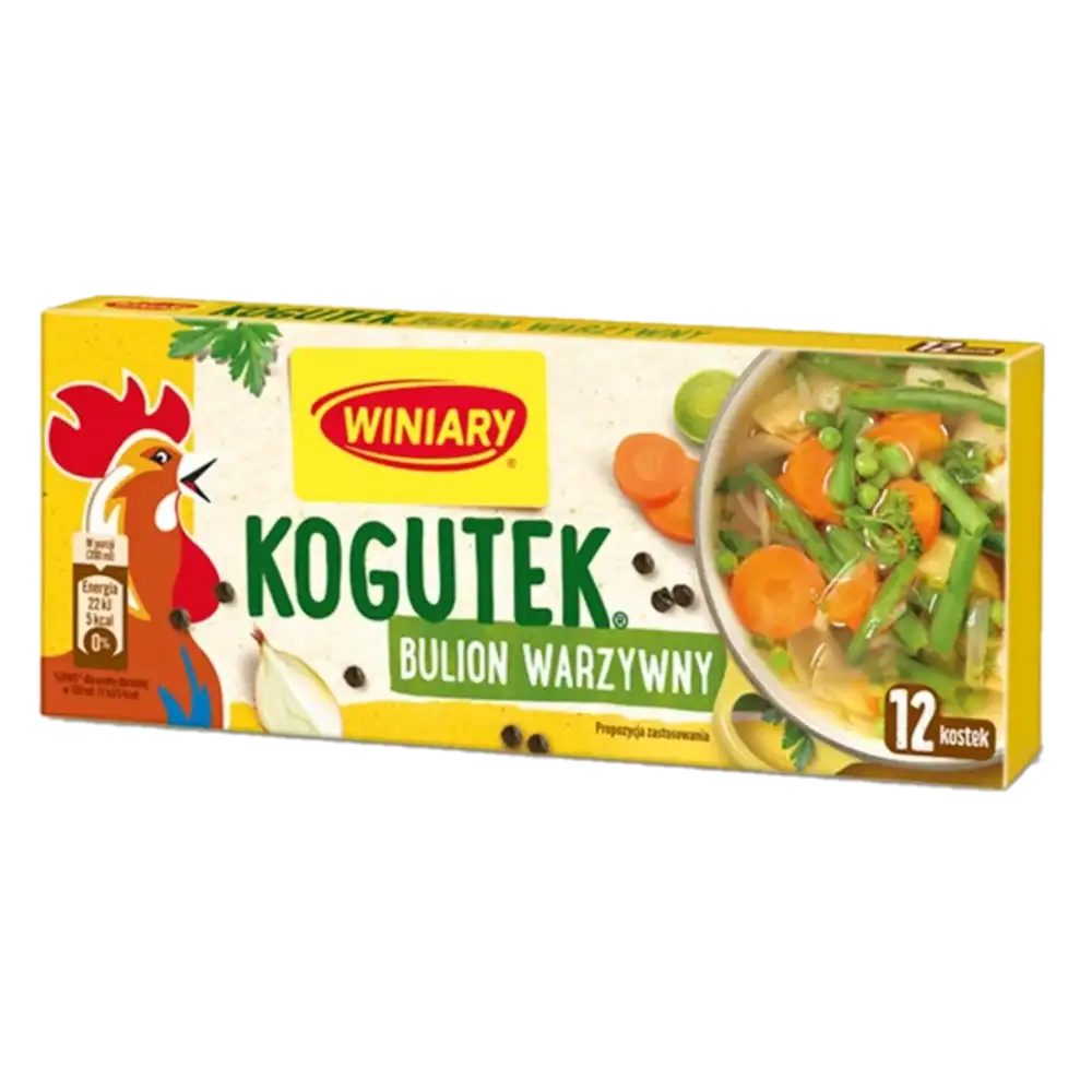 Winiary Kogutek Bulion Warzywny 108 g – 12 kostek
