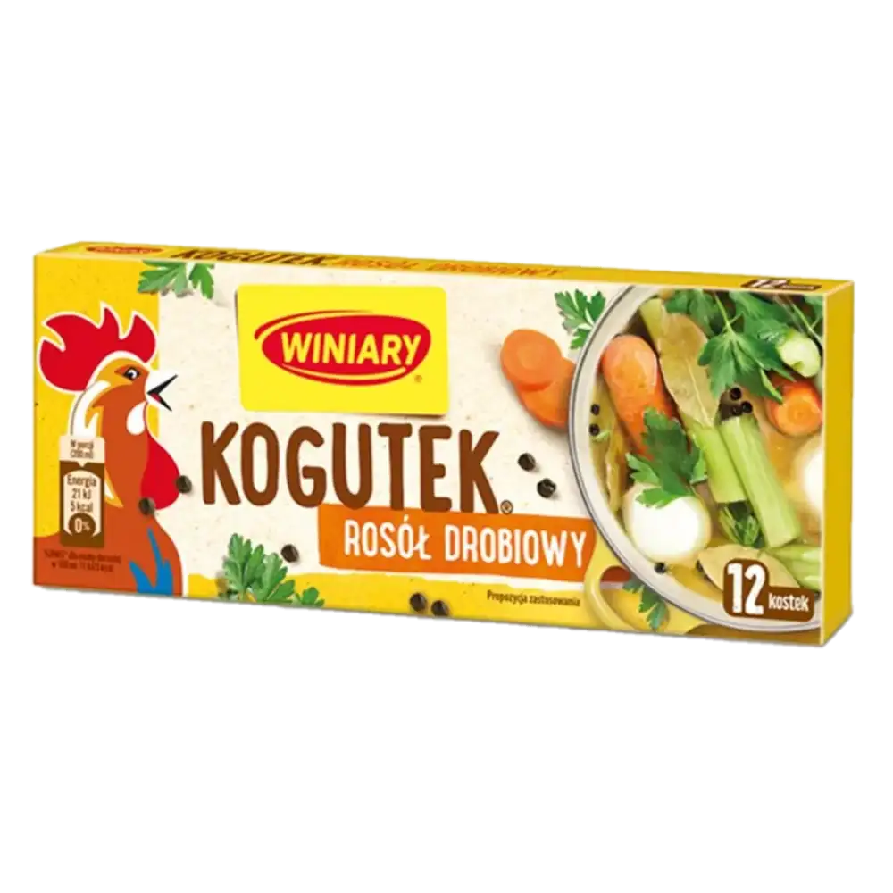 Winiary Kogutek Rosół Drobiowy 108 g – 12 kostek
