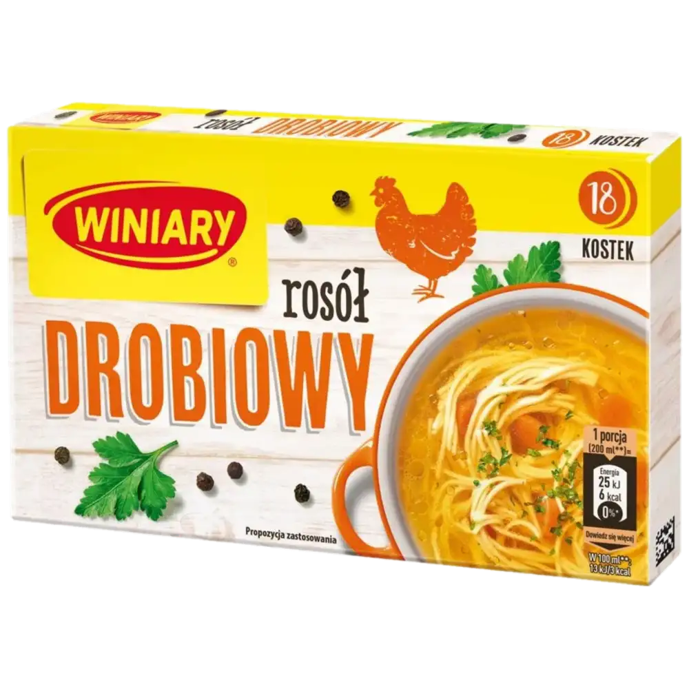 Winiary Rosół Drobiowy 180 g – 18 kostek