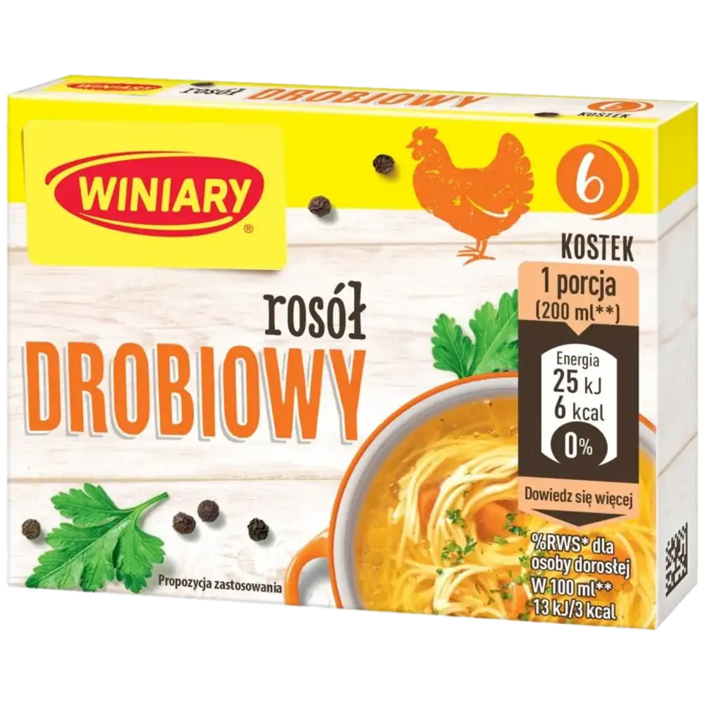 Winiary Rosół Drobiowy 60 g – 6 kostek