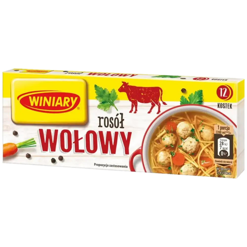 Winiary Rosół Wołowy 120 g – 12 kostek