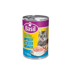 Basil Karma mokra dla kota z łososiem 415 g