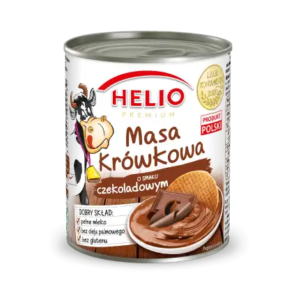 Helio Masa krówkowa o smaku czekoladowym 400 g