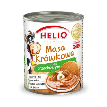 Helio Masa krówkowa o smaku orzechowym 400 g