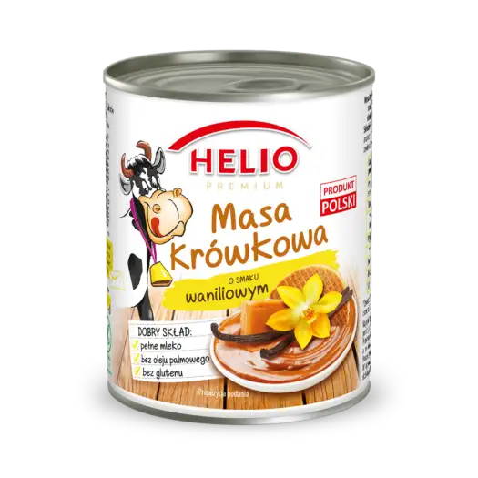 Helio Masa krówkowa o smaku waniliowym 400 g