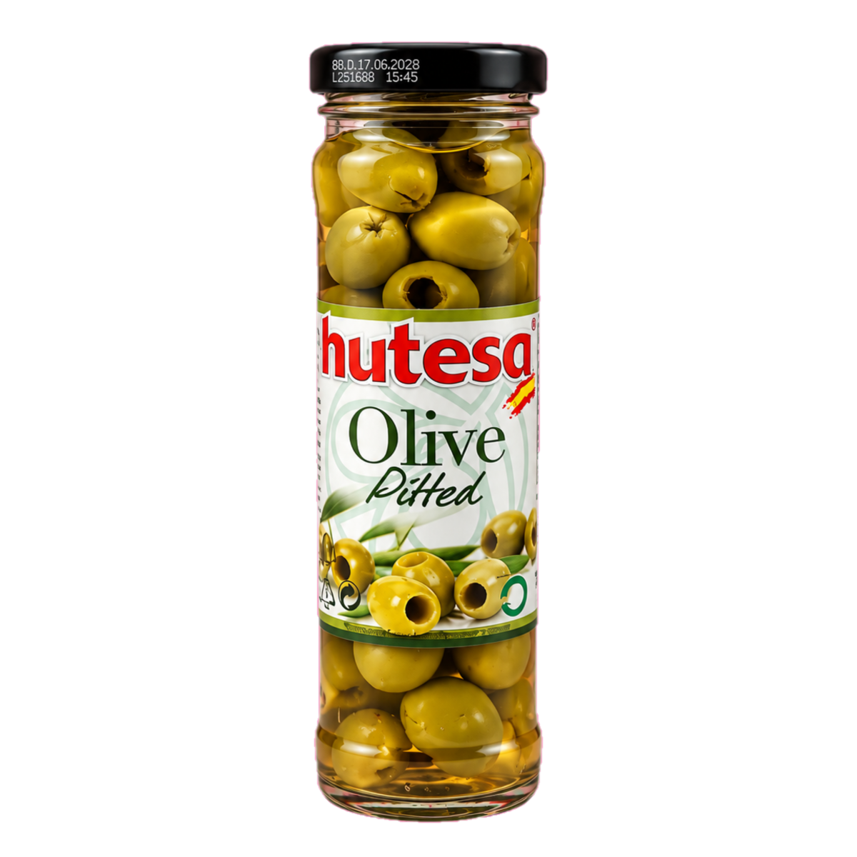 Hutesa Oliwki zielone bez pestek w zalewie 140 g