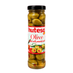 Hutesa Oliwki zielone nadziewane pastą paprykową 140 g