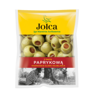 Jolca Oliwki zielone z pastą paprykową 110 g