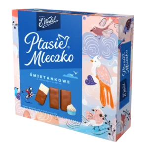 E. Wedel Ptasie Mleczko Śmietankowe w czekoladzie mlecznej 340 g
